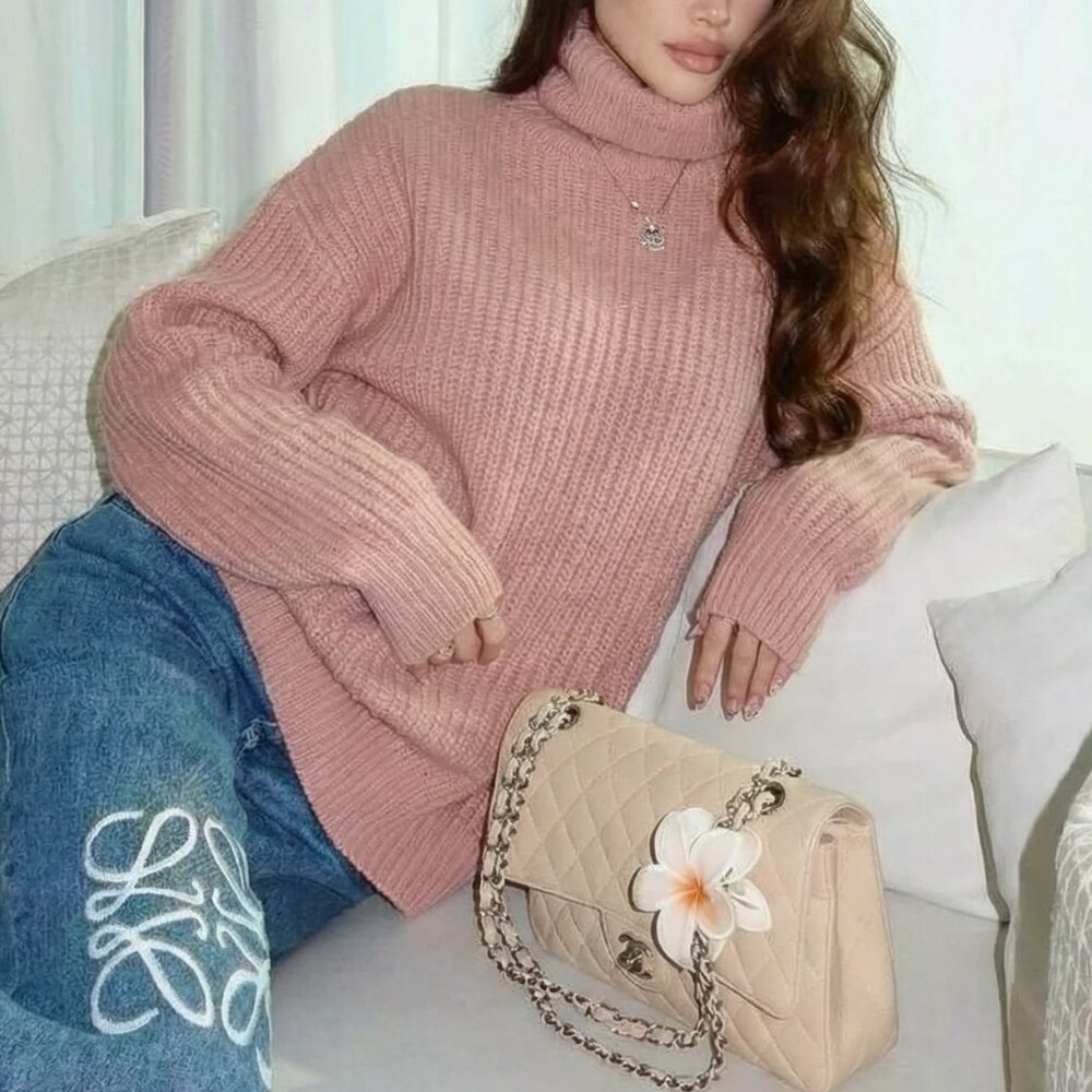 Aritzia Wilfred Montpellier Sweater | Like New | XXS | Soft Pink